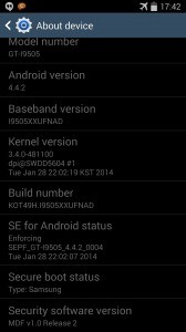 Galaxy s4 Kitkat 4.4.2_