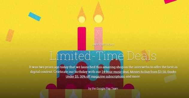 Google festeggia i 2 anni del Play Store in Italia: numerosi gli sconti