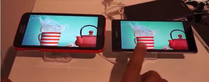 Xperia Z2 vs Galaxy Note 3 | Video confronto dei display dei dispositivi Sony e Samsung