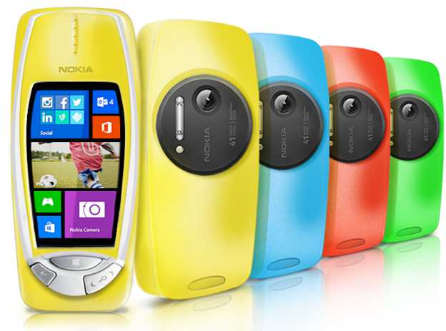 Nokia 3310 con Windows Phone 8 e fotocamera da 41 MP PureView