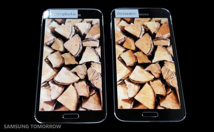 Samsung spiega le funzioni di visualizzazione del Galaxy S5
