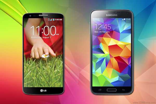 Galaxy S5 vs LG G2