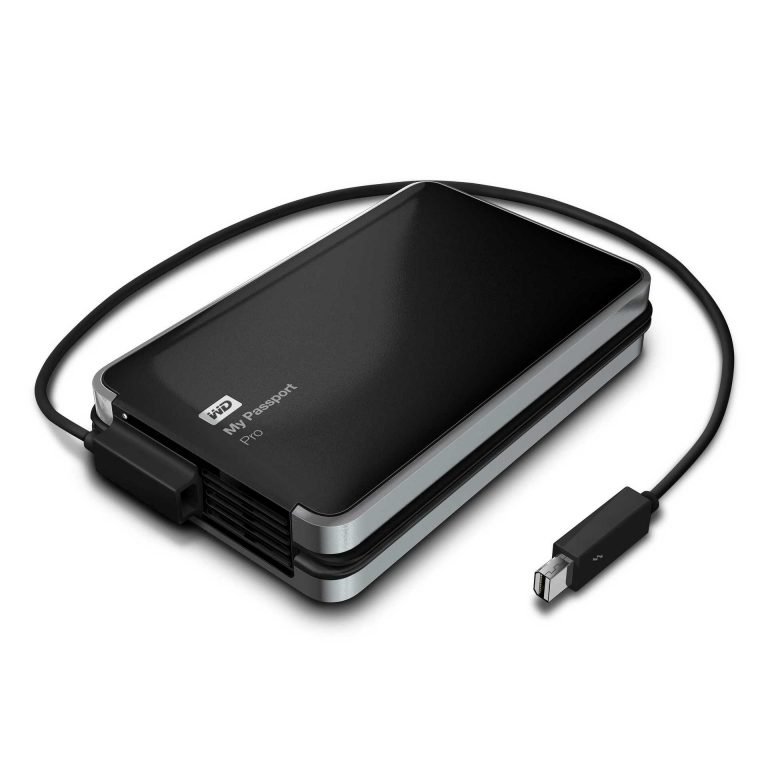 Western digital firma il primo hard disk portatile Thunderbolt dual drive