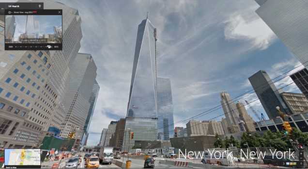 Google Street View permette di andare indietro nel tempo