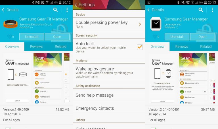 Samsung rinnova Gear Manager e Gear Fit Manager per il supporto a Gear 2 e Gear Fit
