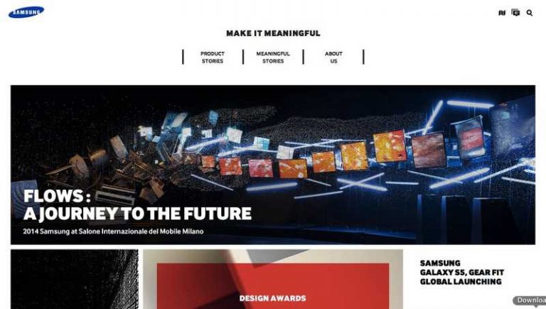 Samsung apre un sito sulla filosofia del design e l’innovazione