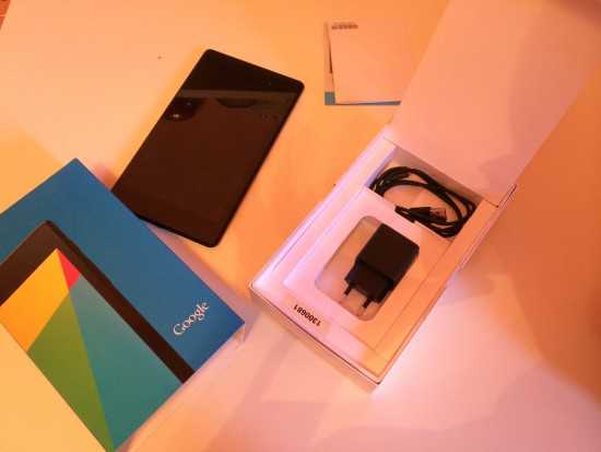 Nexus 7 2013 unboxing