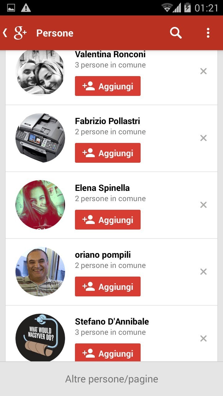 Google+ Screenshot