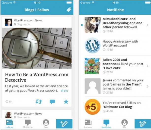 WordPress per iOS: un aggiornamento porta miglioramenti alla UI