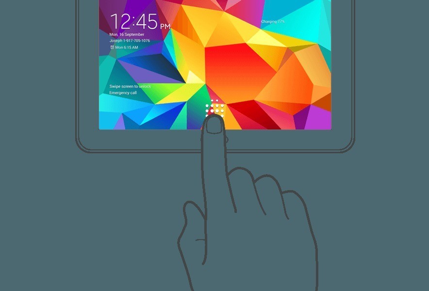 Galaxy Tab S Fingerprint