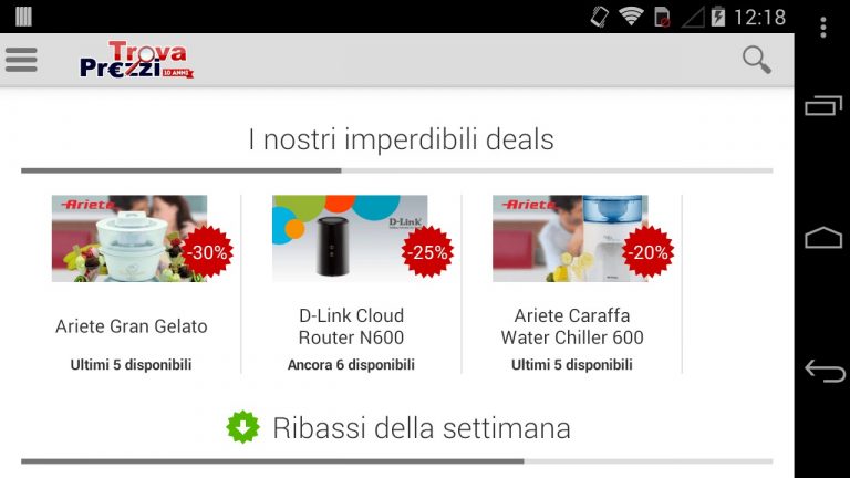 Trovaprezzi per Android si rinnova: più facile acquistare in mobilità