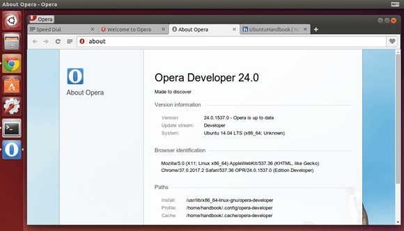 Opera 24 per Linux
