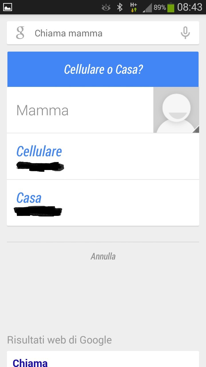 promemoria google now