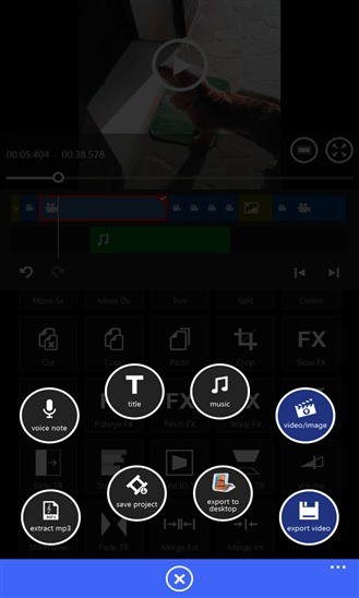 Movie Maker per Windows Phone 8.1