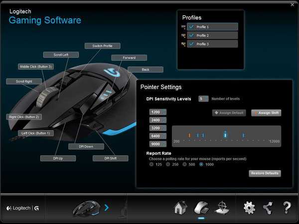 Logitech G502 Proteus Core