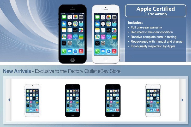 iPhone 5 ricondizionati e garantiti Apple