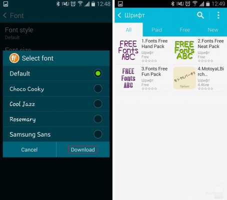 Come cambiare font su Android