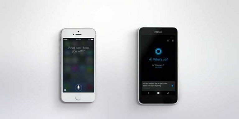 Sfida tra assistenti digitali, Cortana vs Siri in un video