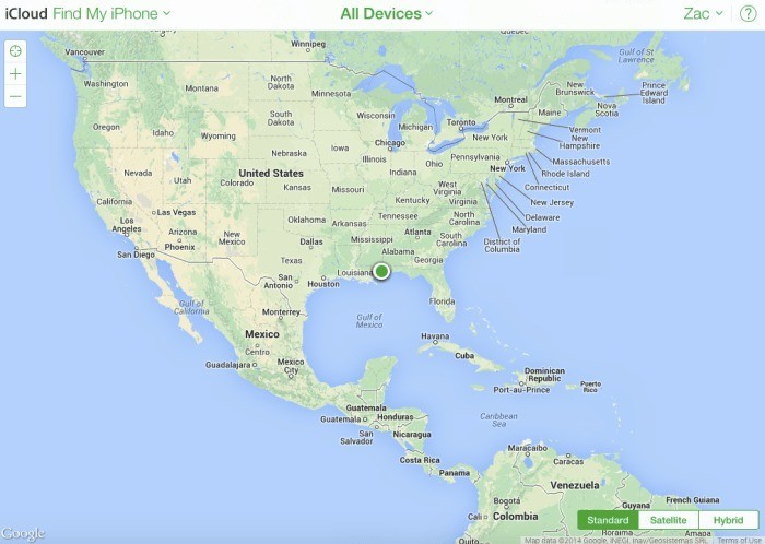 Trova il mio iPhone utilizzerà Mappe di Apple