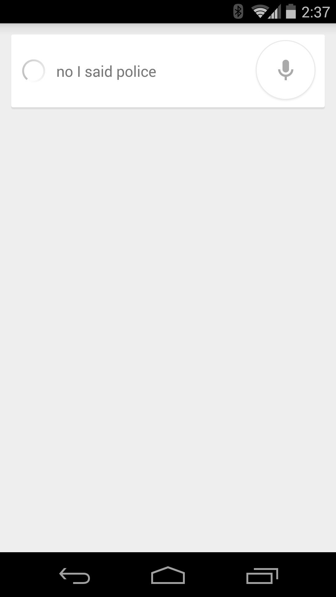 correzioni vocali per Google Now