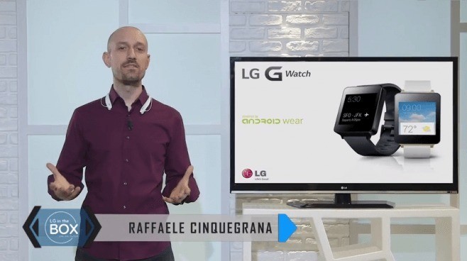 LG G Watch presentato da Raffaele Cinquegrana
