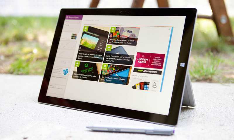 Nuovo aggiornamento per Microsoft Surface Pro 3