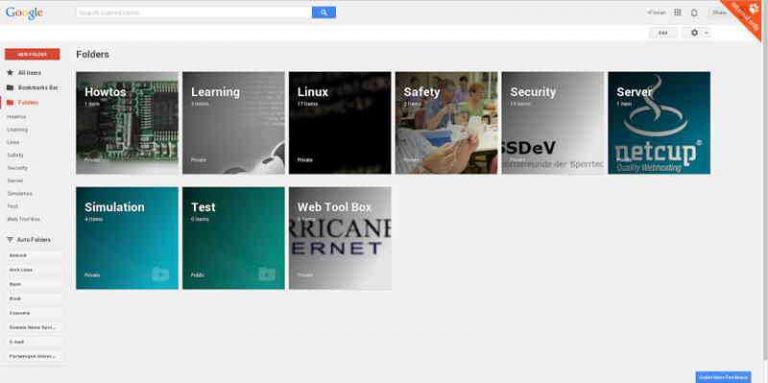 Nuove immagini per Google Stars , nuovo servizio di gestione dei segnalibri di Google!