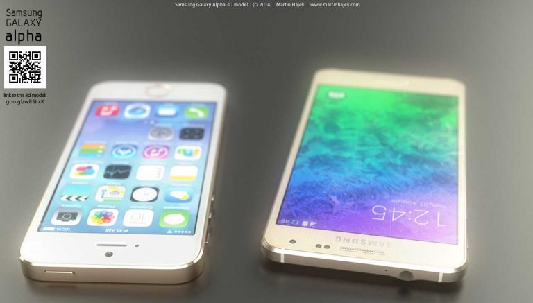 Le immagini dell’iPhone 6 confrontato al Galaxy Alpha grazie a questi render!