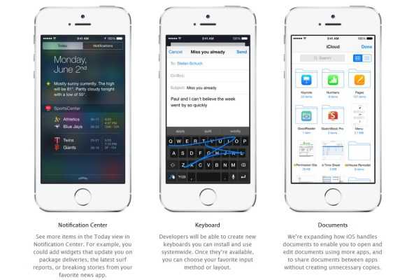 iOS 8 disponibile da oggi