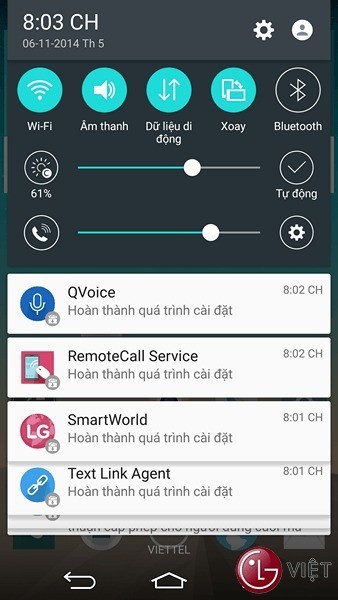 Lollipop per LG G3