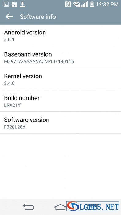 lollipop per lg g2