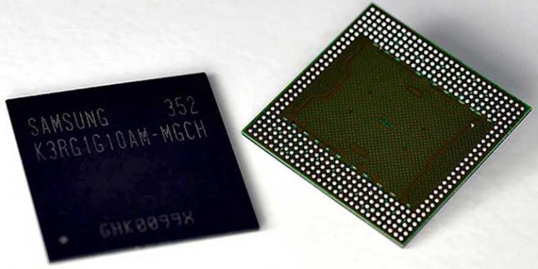 Samsung: produzione di massa per RAM 4 GB (LPDDR4) per cellulare