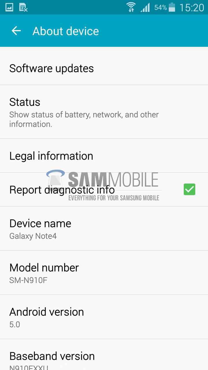 Galaxy Note 4 - Android-5.0-Lollipop