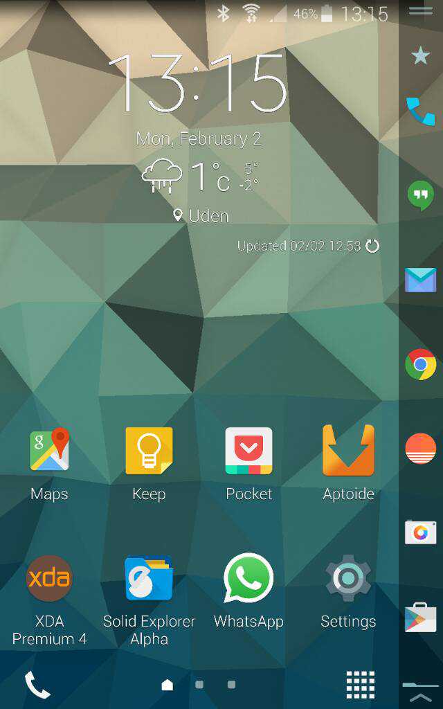 Lollipop per Galaxy Note Edge