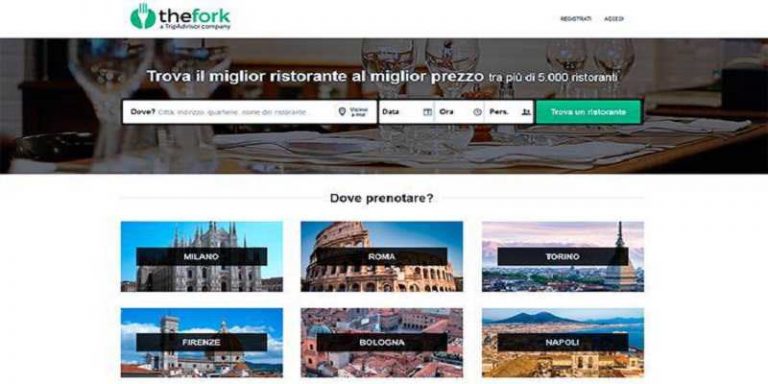 Prenotare al ristorante con l’app TheFork: ora si può anche in Italia