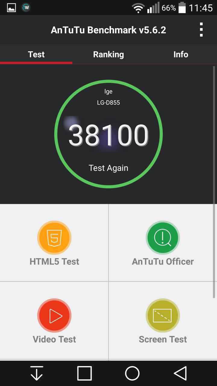 ottimizzare il display LG G3