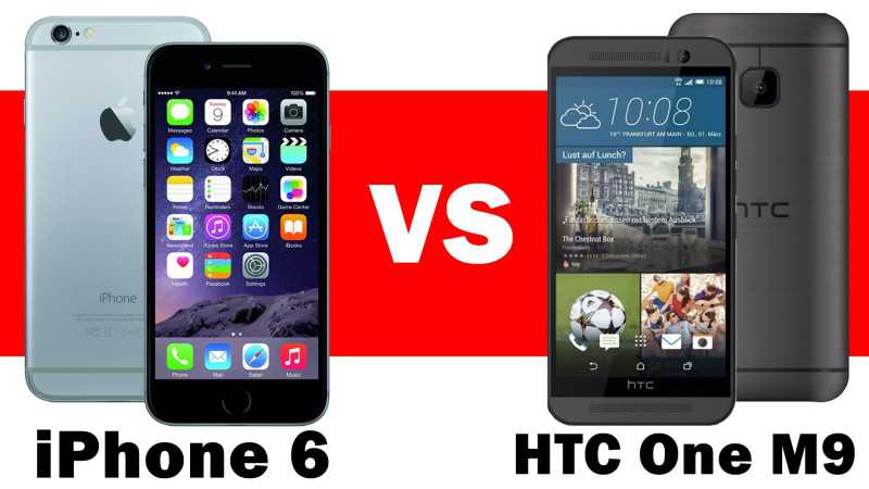 htc vs iphone