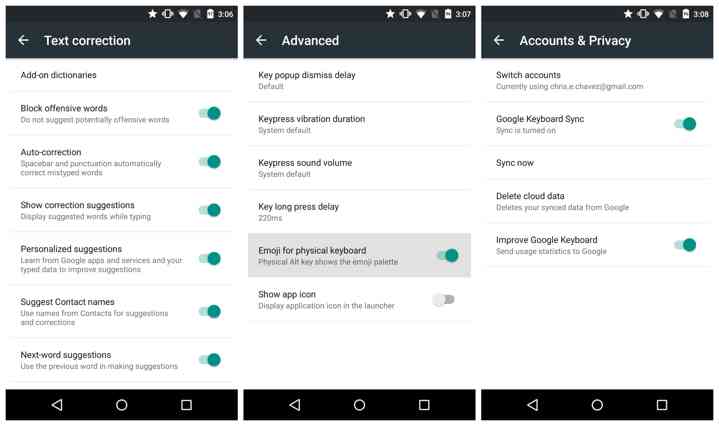 Arriva la sincronizzazione anche per Google Keyboard