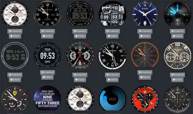 Google presenta 17 nuove interfacce per Android Wear