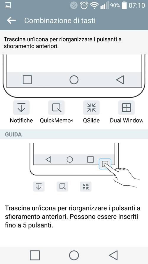 screenshot con LG G4