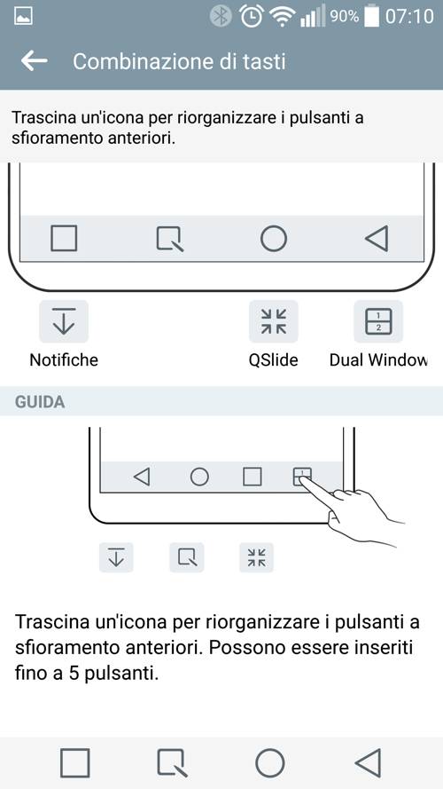 screenshot con LG G4