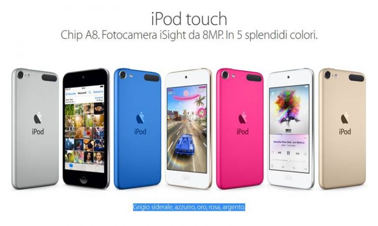 Apple lancia il nuovo iPod Touch nel segno di Apple Music