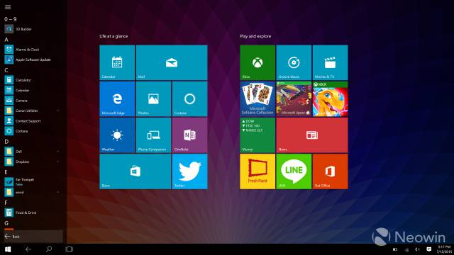 Windows 10 build 10240