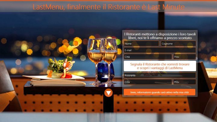 Con LastMenu, anche il ristorante diventa Last Minute