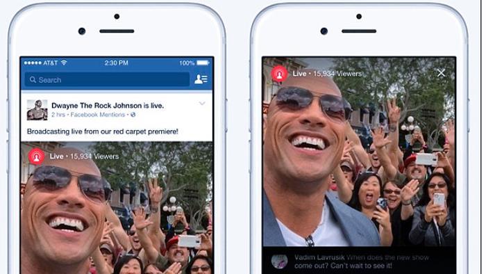 Facebook lancia Live, la nuova app per i video in diretta