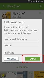 acquistare contenuti dal Play Store