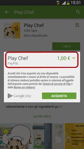 acquistare contenuti dal Play Store