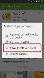 acquistare contenuti dal Play Store