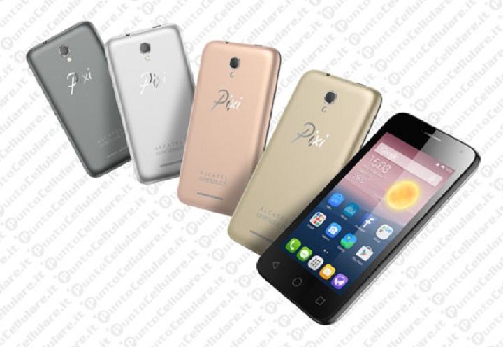 Alcatel OneTouch Pixi First ufficiale: tutto sulle caratteristiche