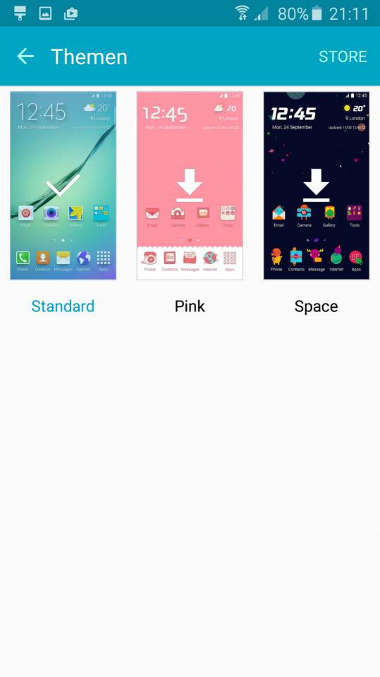 Galaxy Note 3 in Galaxy S6